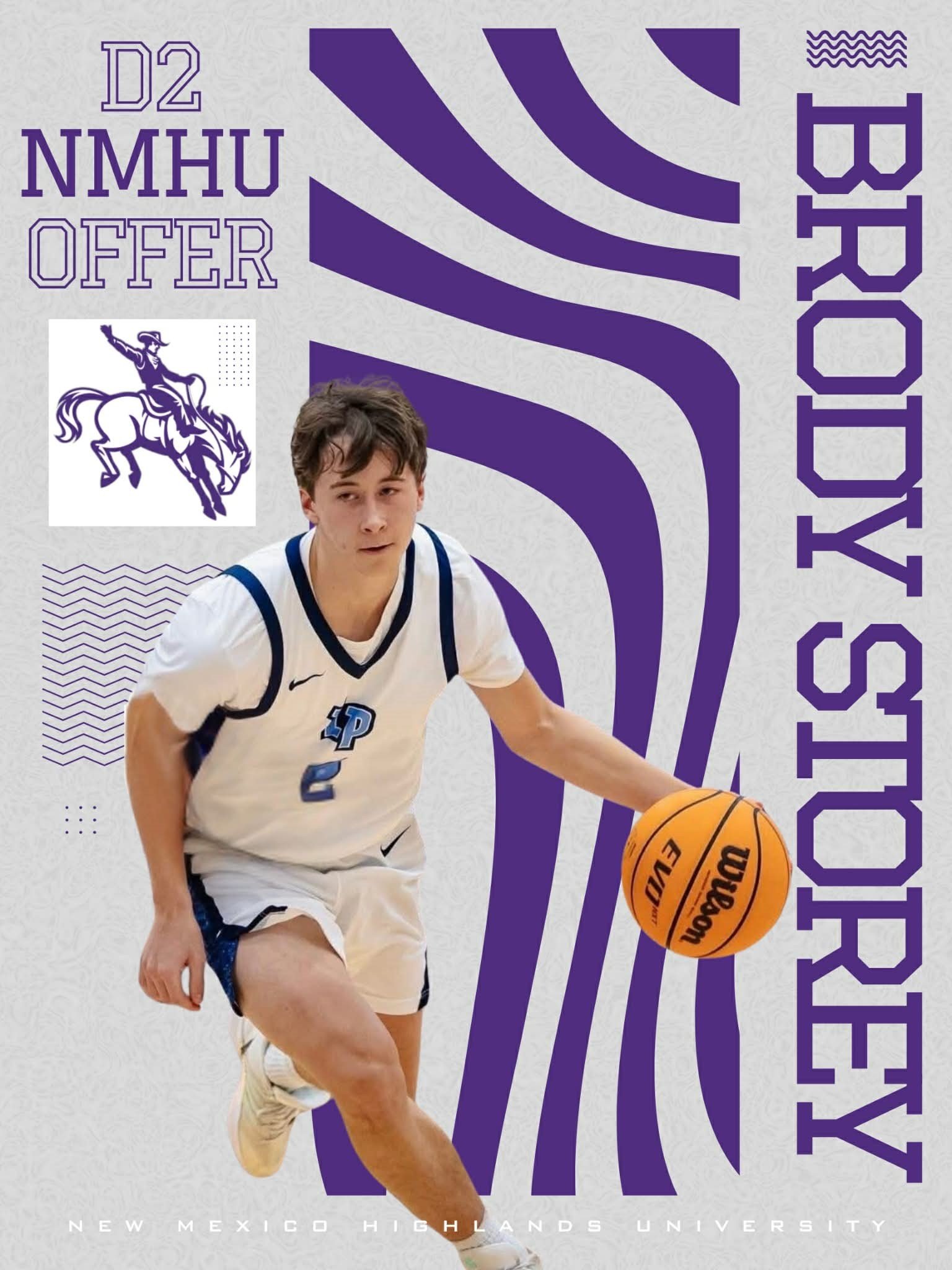 Memphis Blazers 2025 17u Guard Brody Storey on his offer from New Mexico highlands unv