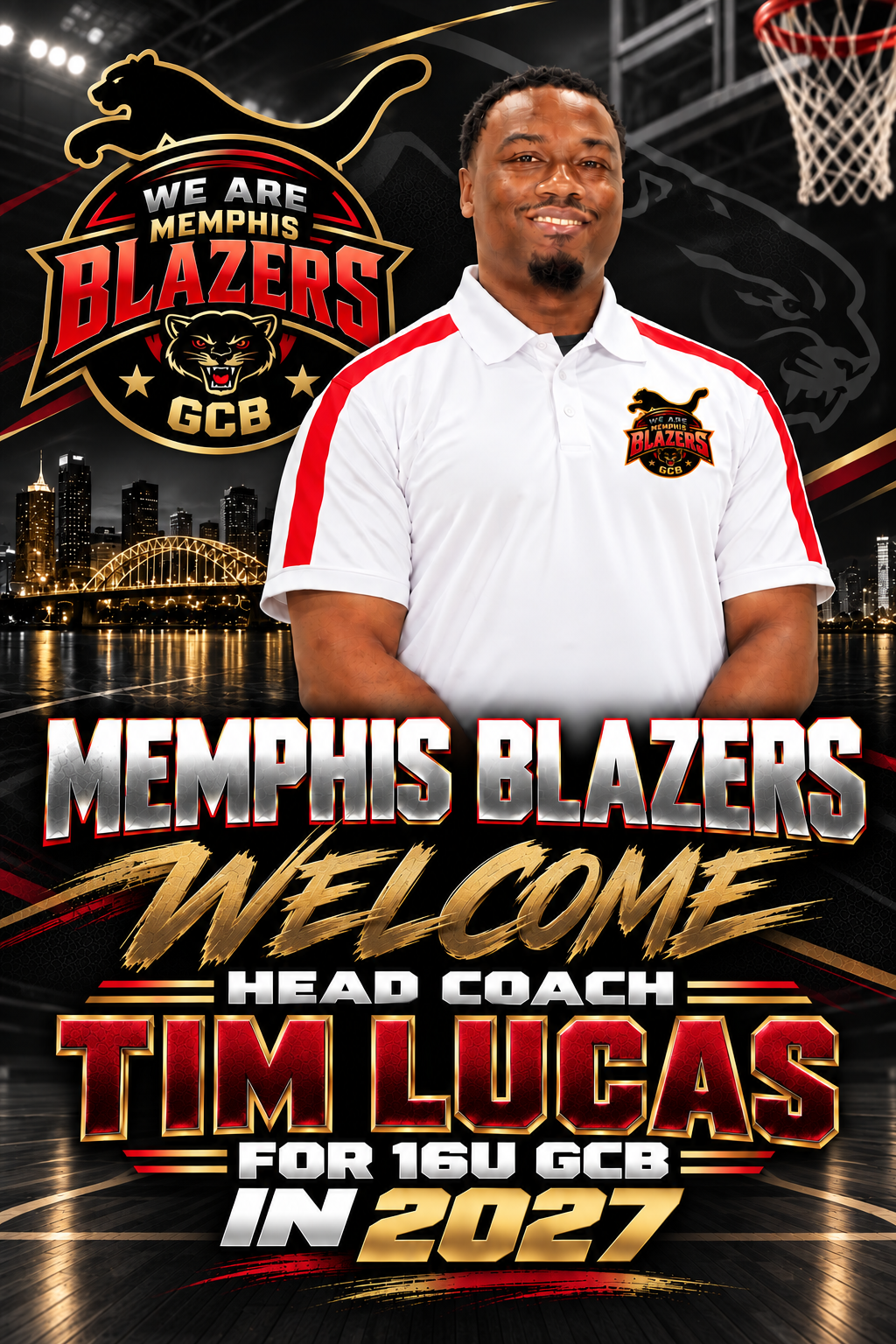 Memphis Blazers welcome Head Coach Tim Lucas for 16U GCB in 2027