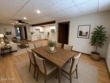 A cozy dining area in a Pocono home