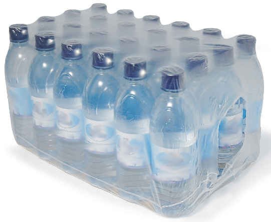 Cases of bottled spring water for delivery
