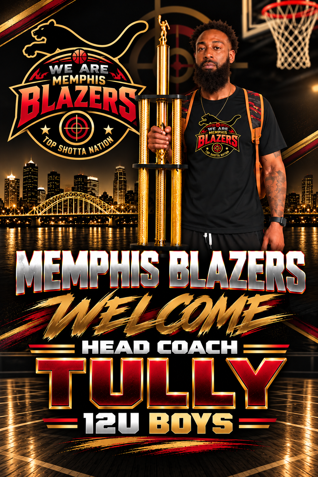 Memphis Blazers welcome Head Coach Tully for the 12U Boys team