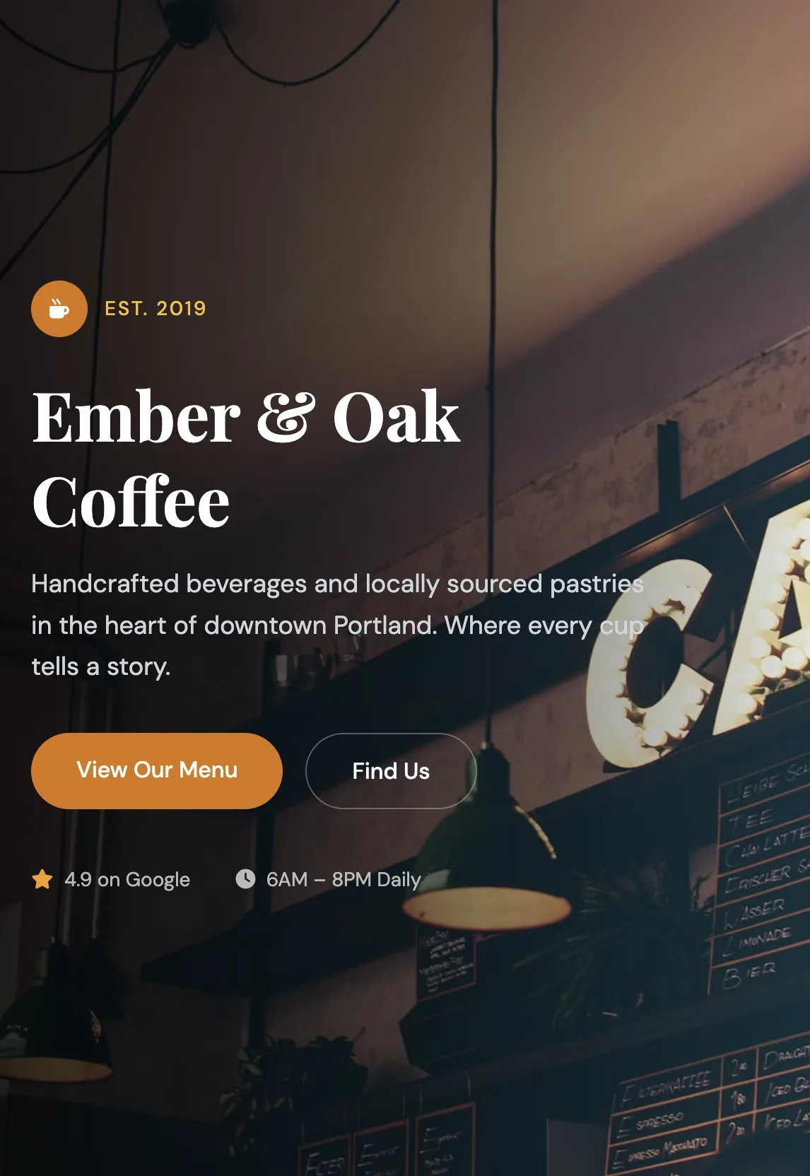 Coffee shop