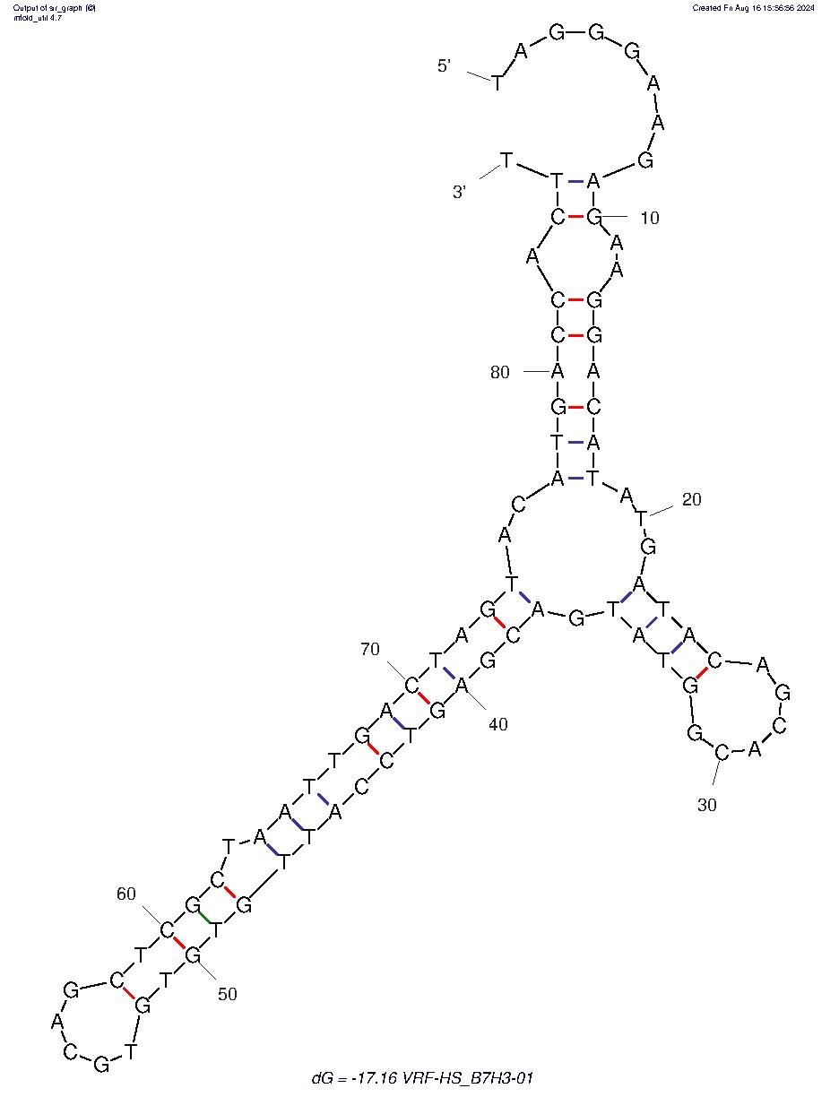 VRF-HS_B7H3-01 (Aptamer Against B7H3, Retinoblastoma, Weri-RB1) structure