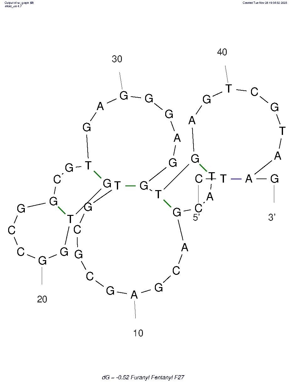 Furanyl Fentanyl F27 structure