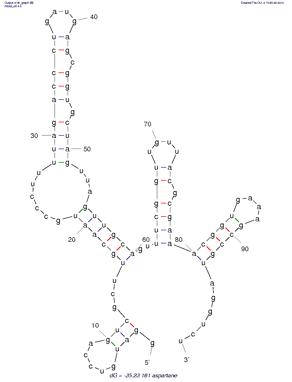 Aspartame structure