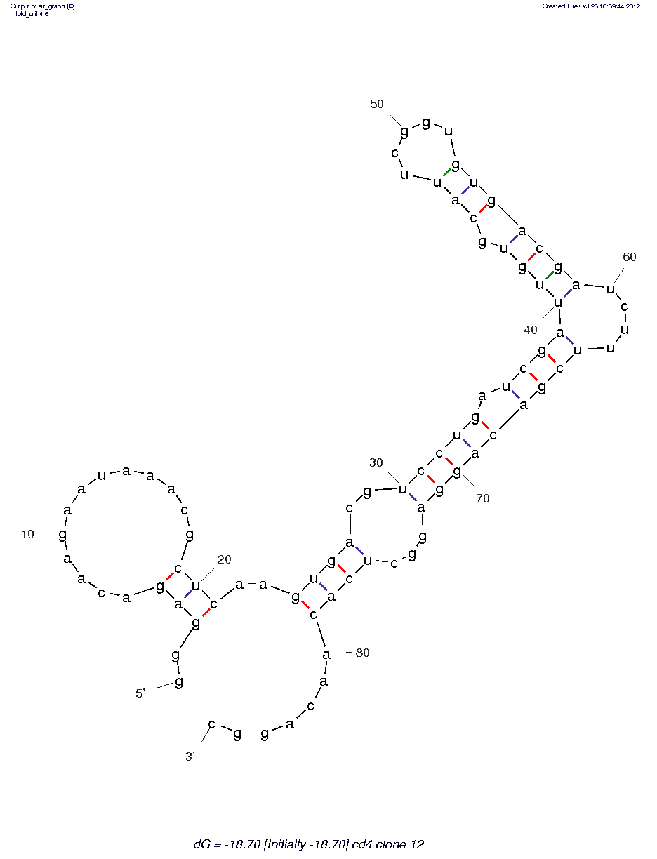 CD4 (aptamer 12) structure