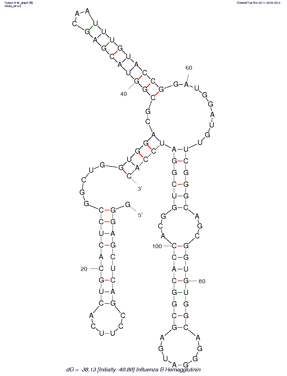 Influenza B Hemagglutinin (A20) structure