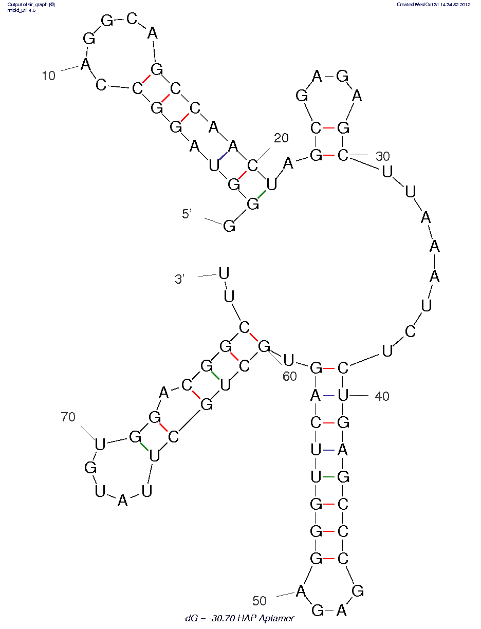 Heteroaryl dihydropyrimidine (Aptamer 21) structure