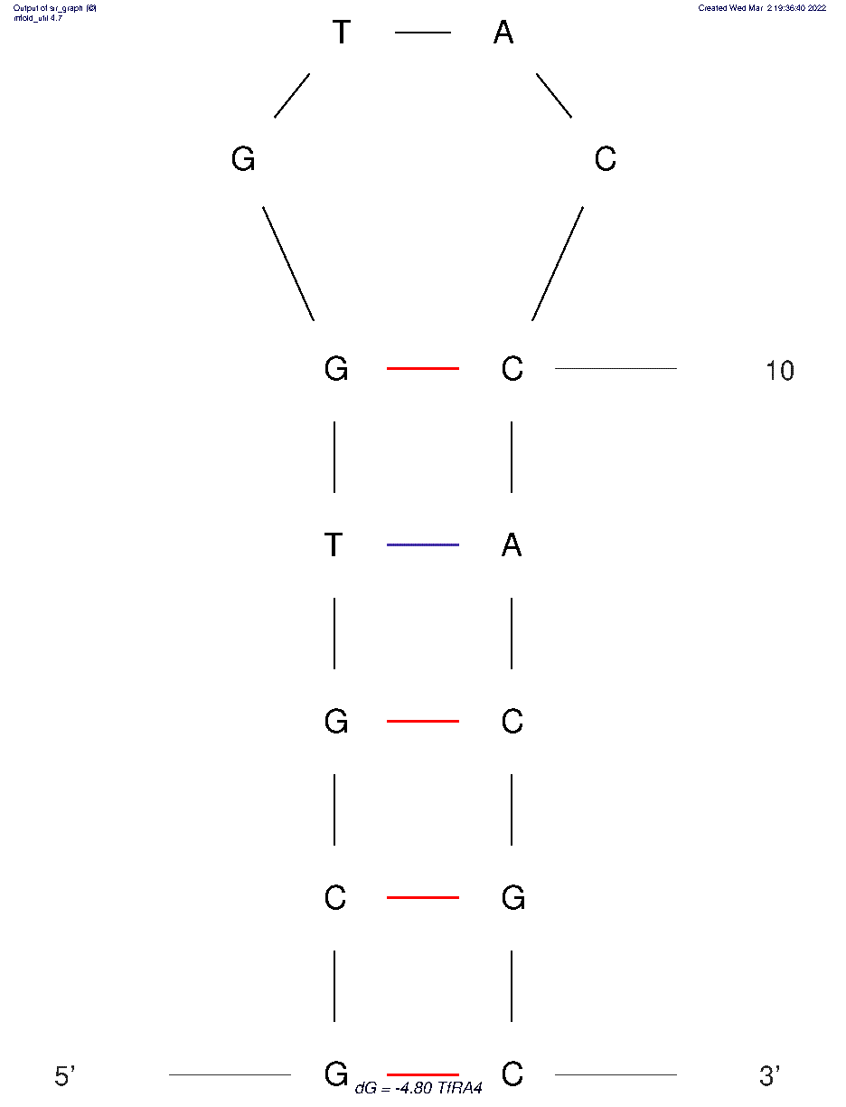 TfRA4 structure