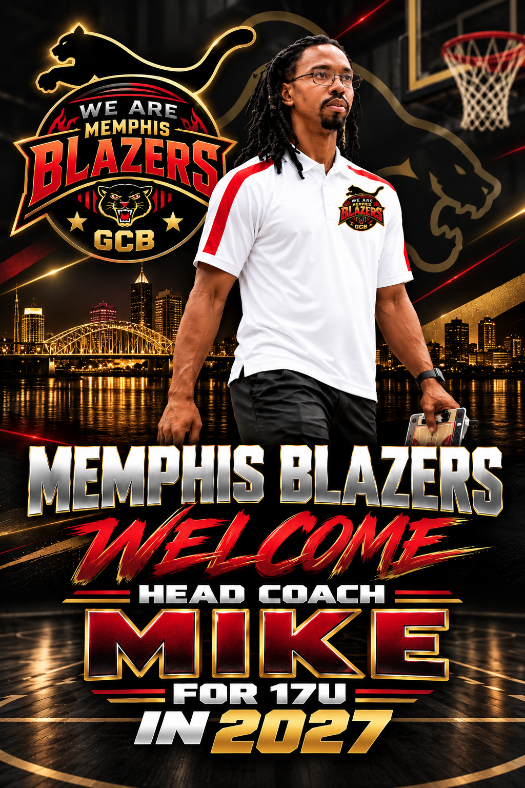 Memphis Blazers welcome Head Coach Mike for the 17U team in 2027