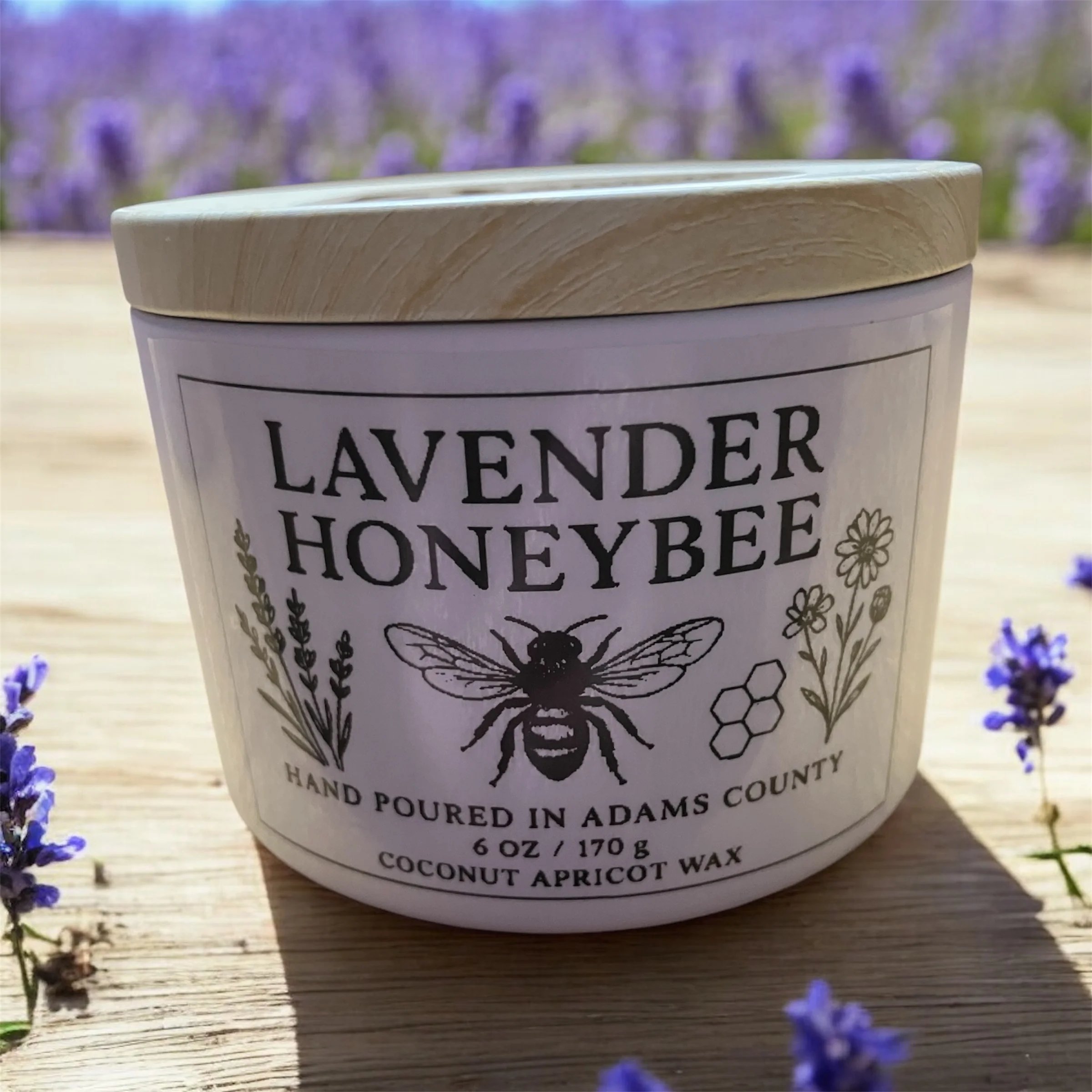 Lavender Honeybee