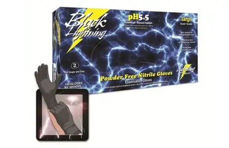 Black Lightning Gloves 6mil